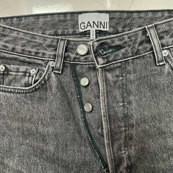 Ganni Figni high-rise straight-leg jeans size 26 - Picture 3 of 9